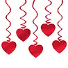 Tuf-Tuf Heart Hanging Decoration Swirls 85cm | 5 pieces Tuf-Tuf Heart Hanging Decoration Swirls 85cm | 5 pieces