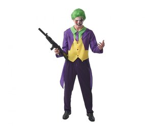 Godan Joker Crazy Clown Costume Men