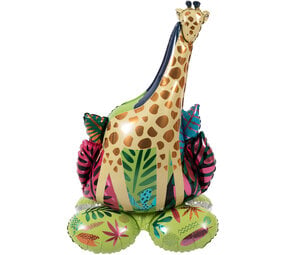 Folat Giraffen-Folienballon, stehend, 53 x 79 cm | pro Stück