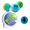 Sweet and Candy Planet/World Globe Rubber 75g | per bag Sweet and Candy Planet/World Globe Rubber 75g | per bag