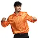 Boland Blouse orange à volants pour soirée Boland Blouse orange à volants pour soirée