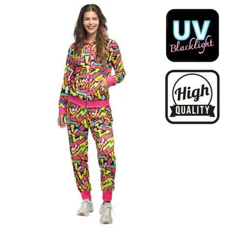 Boland Trainingspak Street Art Babe UV Dames Boland Trainingspak Street Art Babe UV Dames