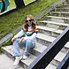 Boland Veste d'entraînement Vintage Rainbow Babe