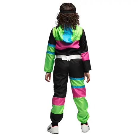 Boland Neon 80s Kids Ski Suit