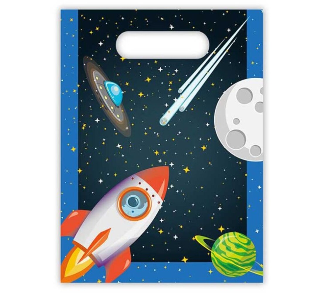Procos Party Rocket Space Uitdeelzakjes | 6 stuks Procos Party Rocket Space Uitdeelzakjes | 6 stuks