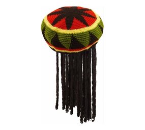 Henbrandt Rasta Pet met Dreadlocks | per stuk Henbrandt Rasta Pet met Dreadlocks | per stuk
