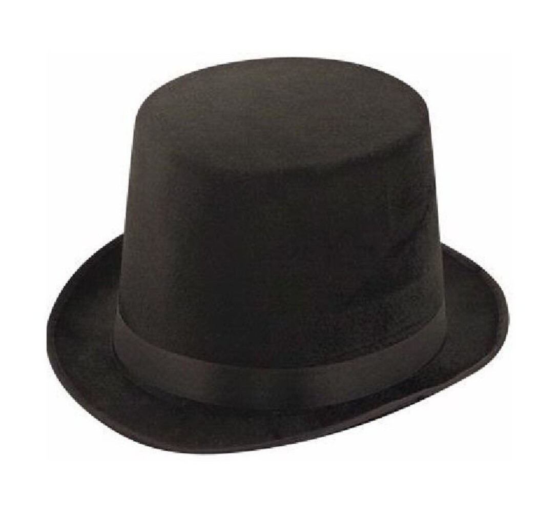 Henbrandt Lincoln Hoed Zwarte Velours | per stuk Henbrandt Lincoln Hoed Zwarte Velours | per stuk