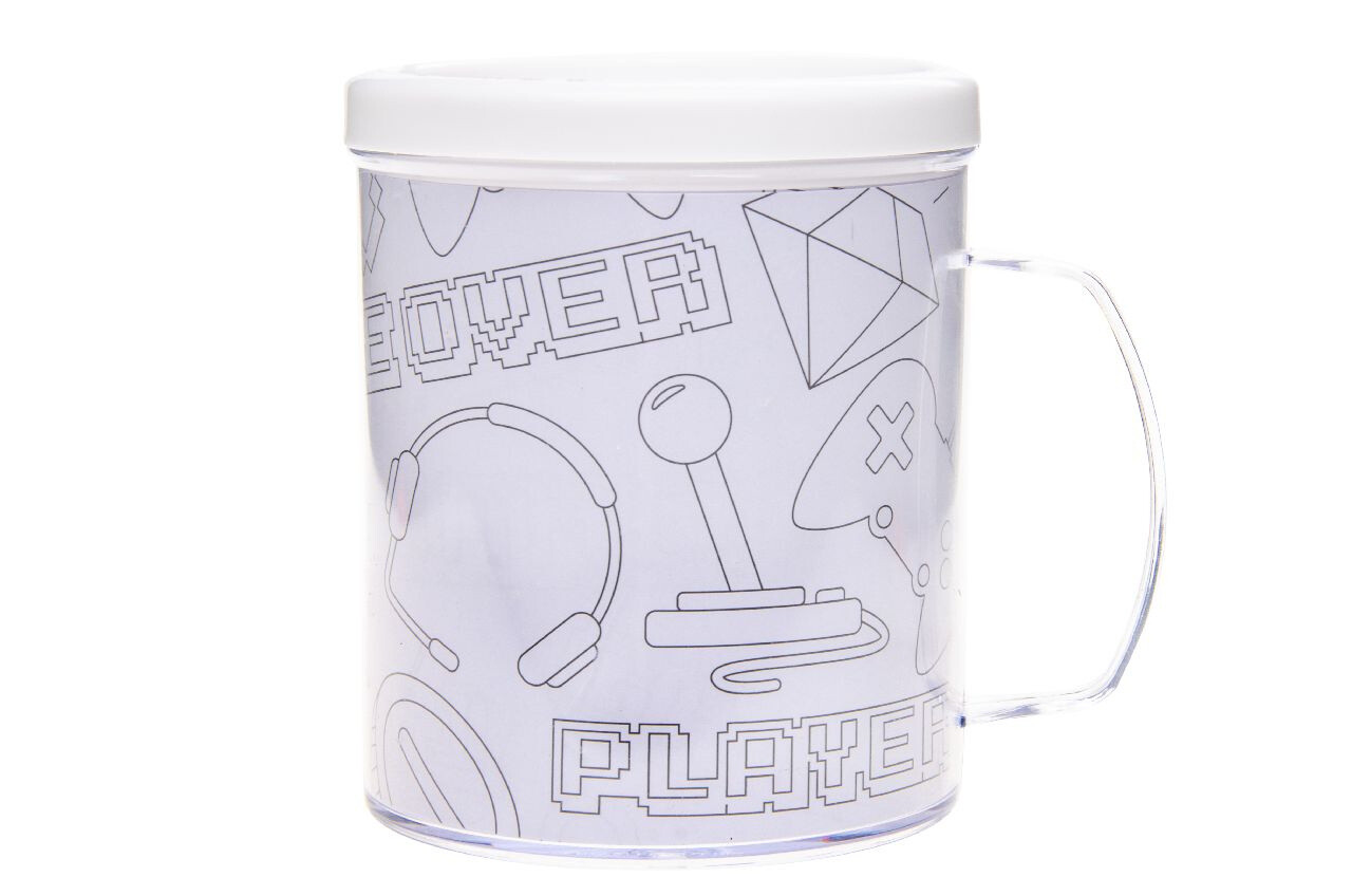 LG Imports Kleur je eigen Game Beker 250ml | per stuk LG Imports Kleur je eigen Game Beker 250ml | per stuk