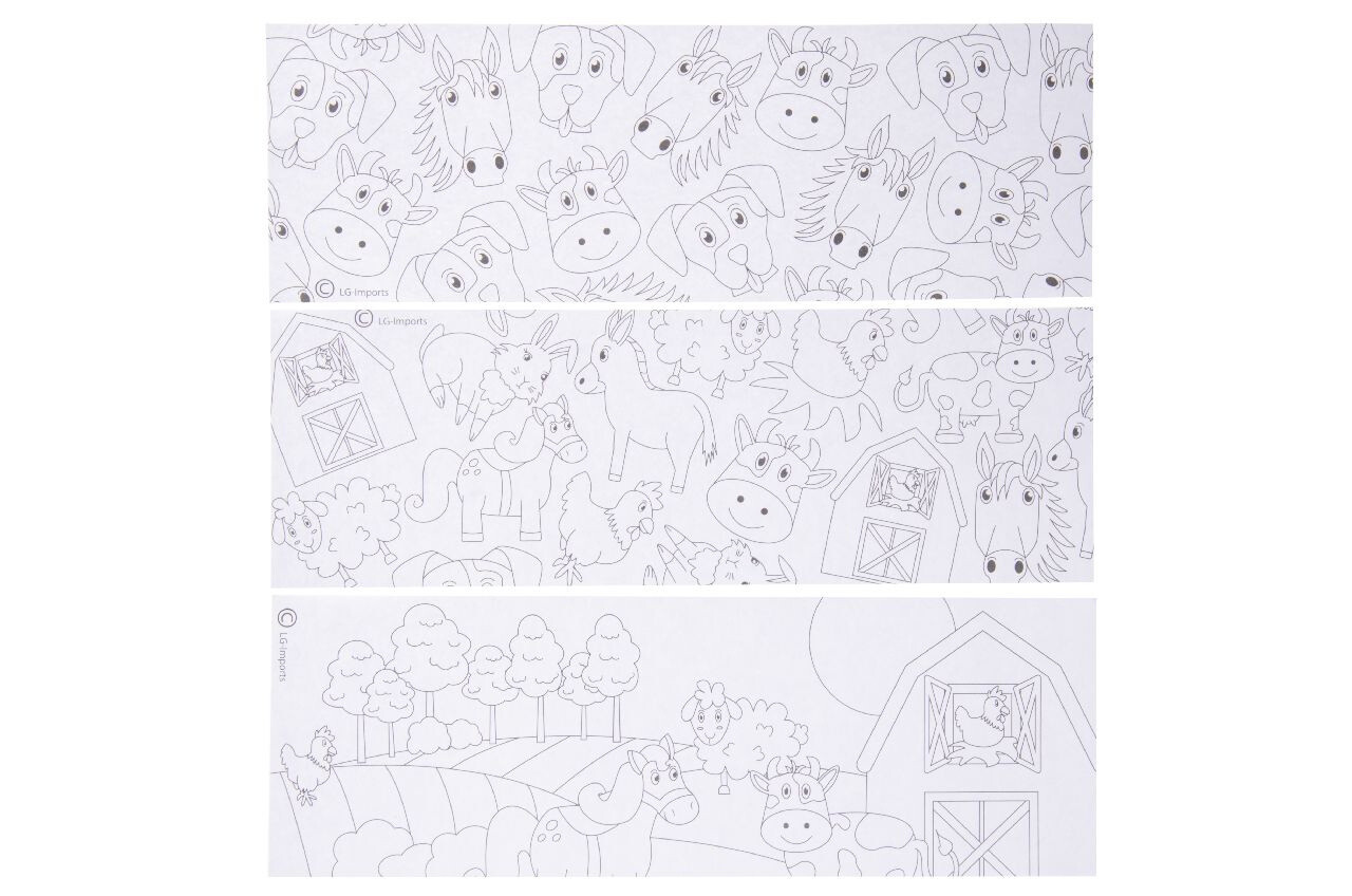 LG Imports Color Your Own Farm Animals Cup 250ml | per piece