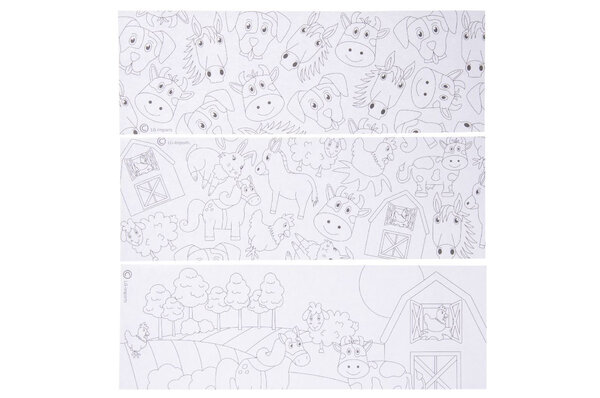 LG Imports Color Your Own Farm Animals Cup 250ml | per piece