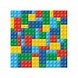 PAW Sp Lego-Servietten in bunten Steinen, 33 x 33 cm | 20 Stück