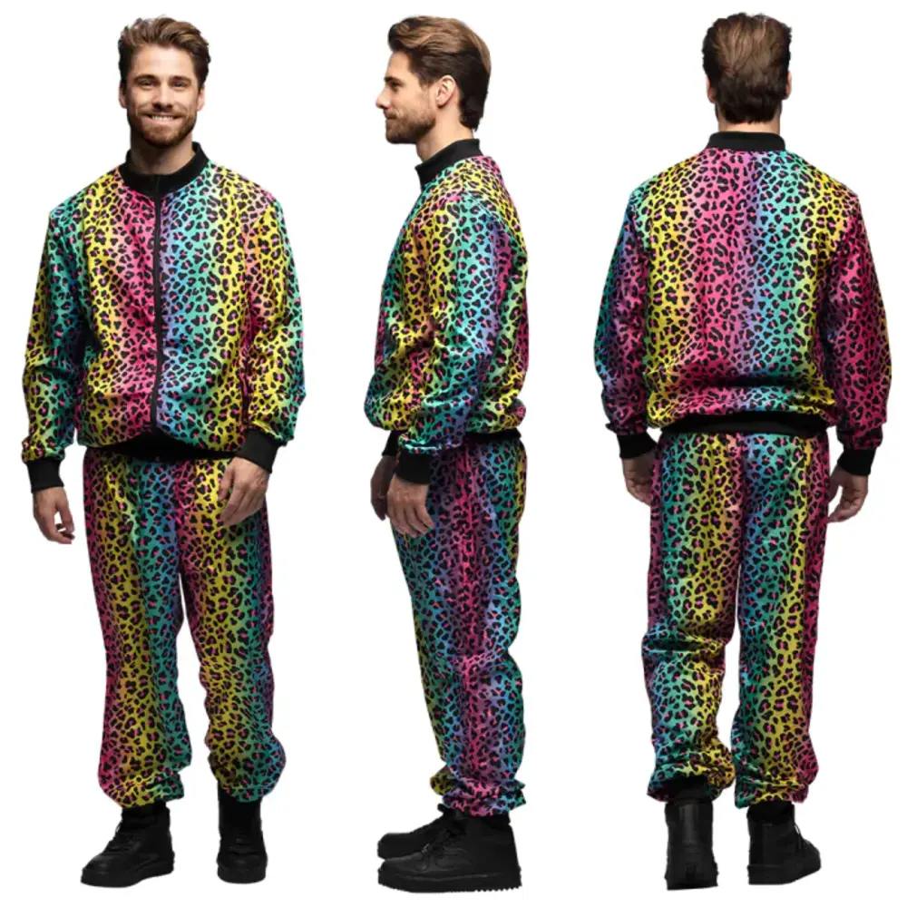 Boland Regenbogen-Panther-Trainingsanzug