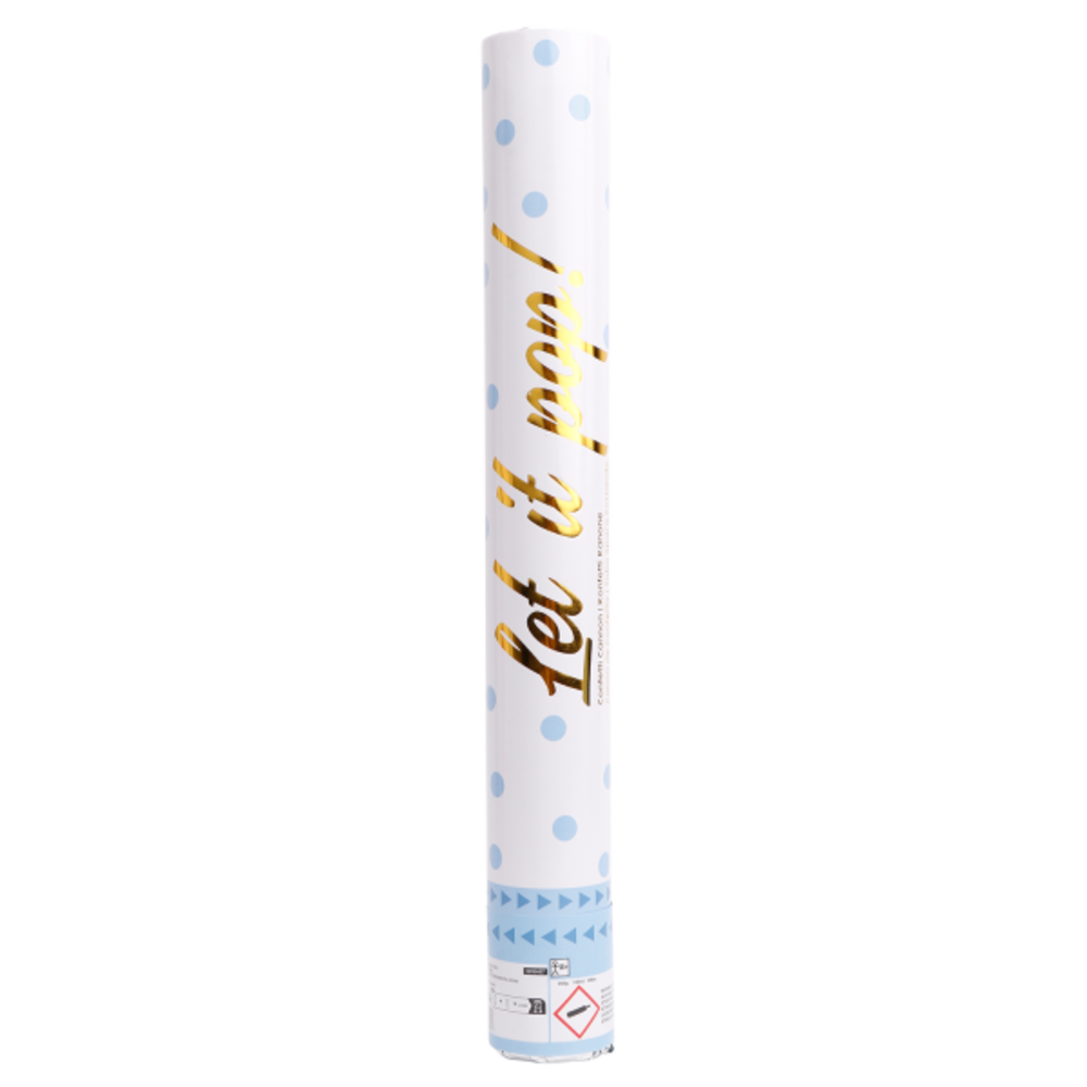 Riethmüller Gender-Reveal-Konfetti-Shooter, blau, 40 cm | pro Stück