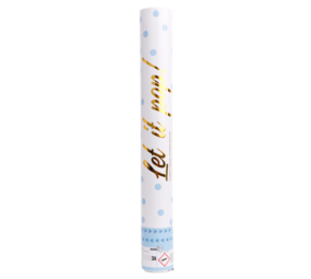 Riethmüller Gender-Reveal-Konfetti-Shooter, blau, 40 cm | pro Stück