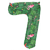 Folat Foil Balloon Number 7 Jungle Vibe | 86cm Folat Foil Balloon Number 7 Jungle Vibe | 86cm