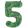Folat Foil Balloon Number 5 Jungle Vibe | 86cm