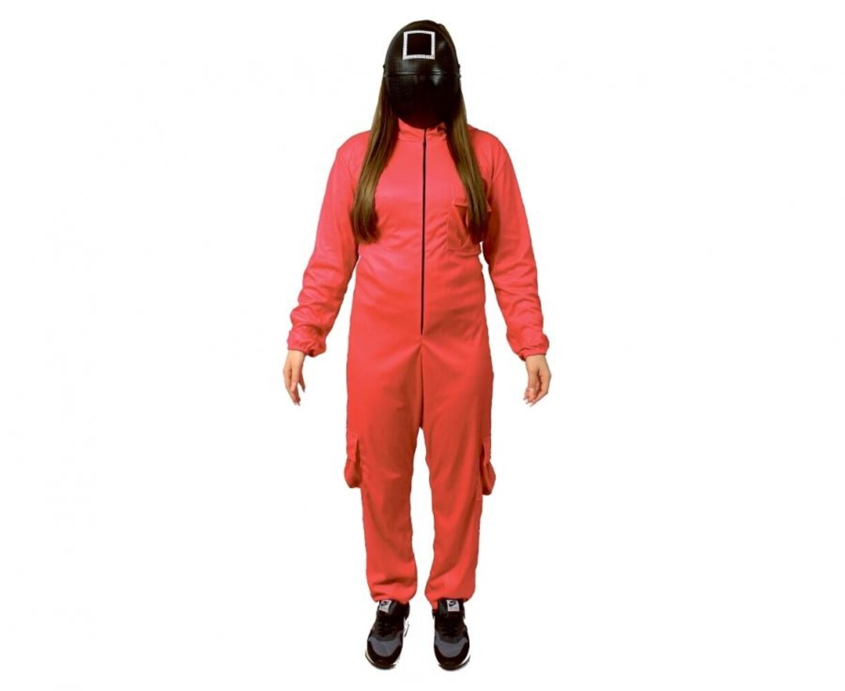 Godan Squid Game Vierkant Dames Kostuum Godan Squid Game Vierkant Dames Kostuum