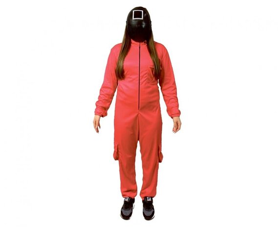 Godan Squid Game Vierkant Dames Kostuum Godan Squid Game Vierkant Dames Kostuum