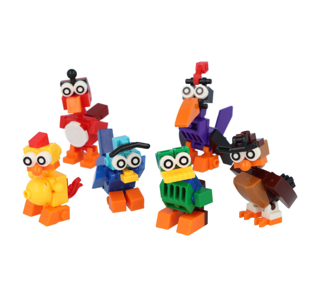 Henbrandt Jeu de construction d'oiseaux en blocs | à la pièce