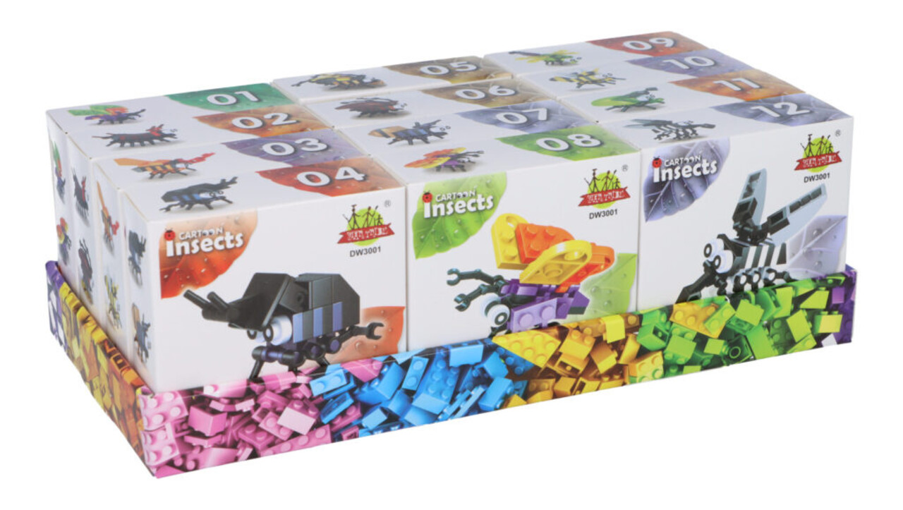 Henbrandt Insecten Bouwstenen Set | per stuk Henbrandt Insecten Bouwstenen Set | per stuk