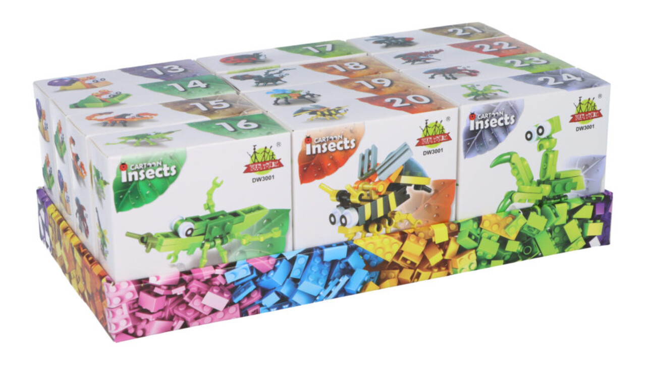 Henbrandt Insecten Bouwstenen Set | per stuk Henbrandt Insecten Bouwstenen Set | per stuk