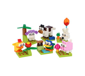 Henbrandt Farm Animals Building Blocks Set | per piece