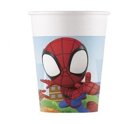 Procos Party Gobelets Spidey et ses amis extraordinaires 200 ml | 8 pièces