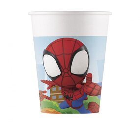 Procos Party Spidey & His Amazing Friends Bekers 200ml | 8 stuks