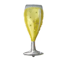 Tuf-Tuf Champagneglas Supershape Ballon 45x99cm | per stuk Tuf-Tuf Champagneglas Supershape Ballon 45x99cm | per stuk