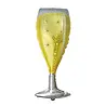 Tuf-Tuf Champagnerglas-Supershape-Ballon 45x99cm | pro Stück Tuf-Tuf Champagnerglas-Supershape-Ballon 45x99cm | pro Stück