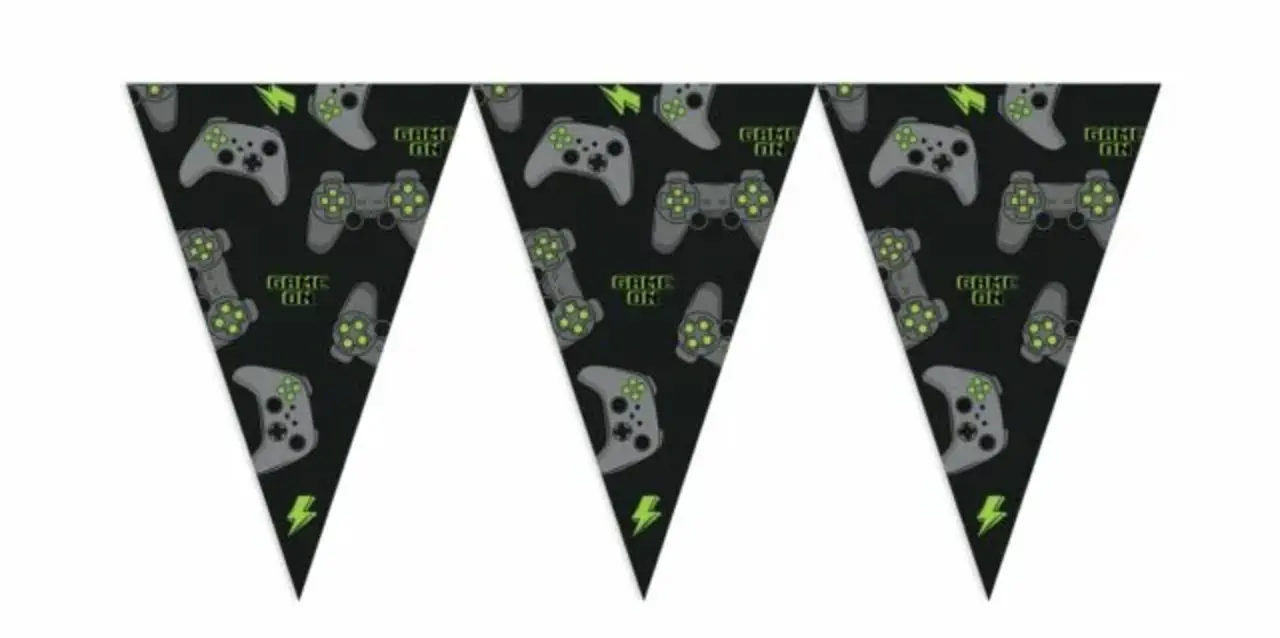 WeFiesta Gaming-Flaggengirlande 10 Meter | pro Stück