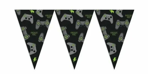 WeFiesta Gaming Flag Garland 10 meters | per piece