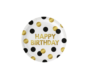 Paper Dreams Happy Birthday Celebration Plates! 23cm | Pack of 8