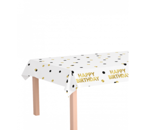 Paper Dreams Tafelkleed Happy Birthday Celebration! 137x274cm | per stuk Paper Dreams Tafelkleed Happy Birthday Celebration! 137x274cm | per stuk