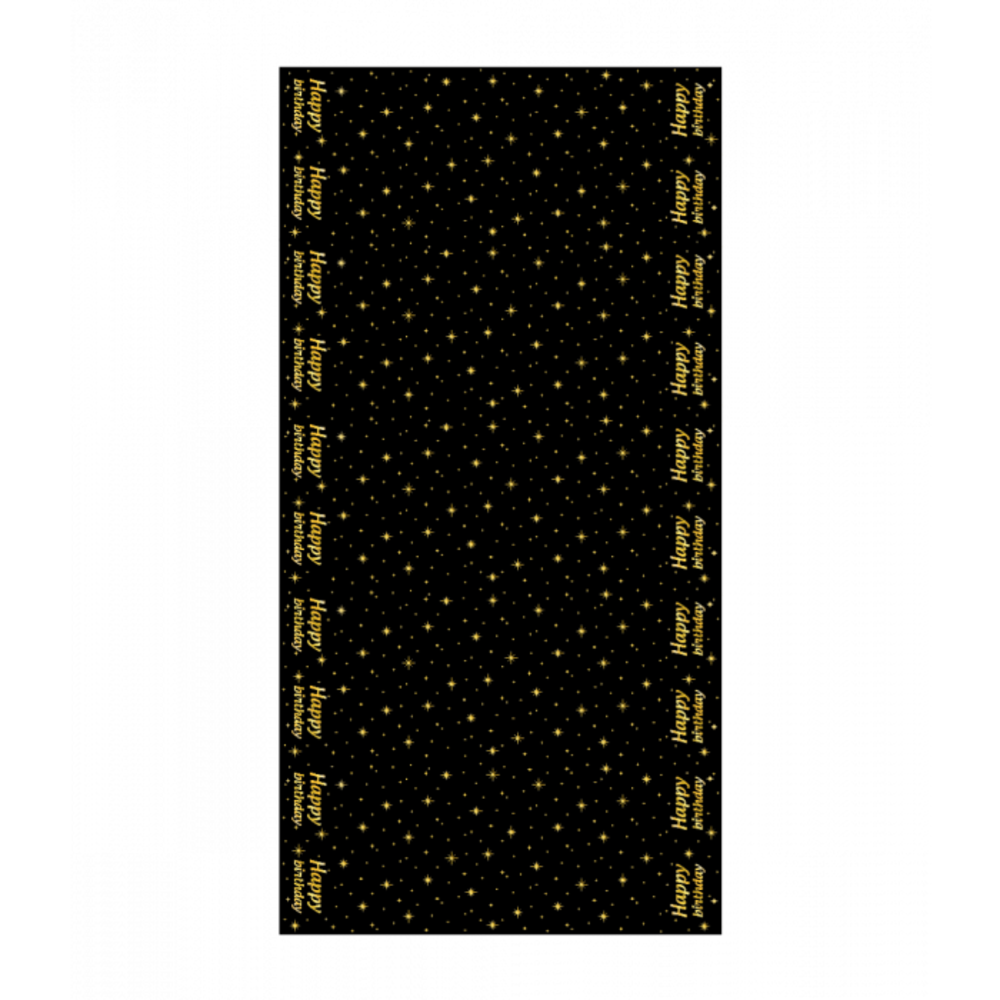 Paper Dreams Nappe élégante « Joyeux anniversaire » 137 x 274 cm | à l'unité