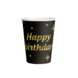 Paper Dreams Happy Birthday Classy Cups 250ml | 8 pieces