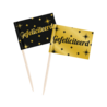 Paper Dreams Herzlichen Glückwunsch! Elegante Cocktailspieße, 6,5 cm | 50 Stück
