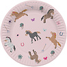 Folat Assiettes Chevaux Joyeux 23 cm | 8 pièces