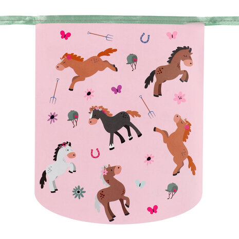 Folat Happy Horses Vlaggenlijn Slinger 6mtr | per stuk Folat Happy Horses Vlaggenlijn Slinger 6mtr | per stuk