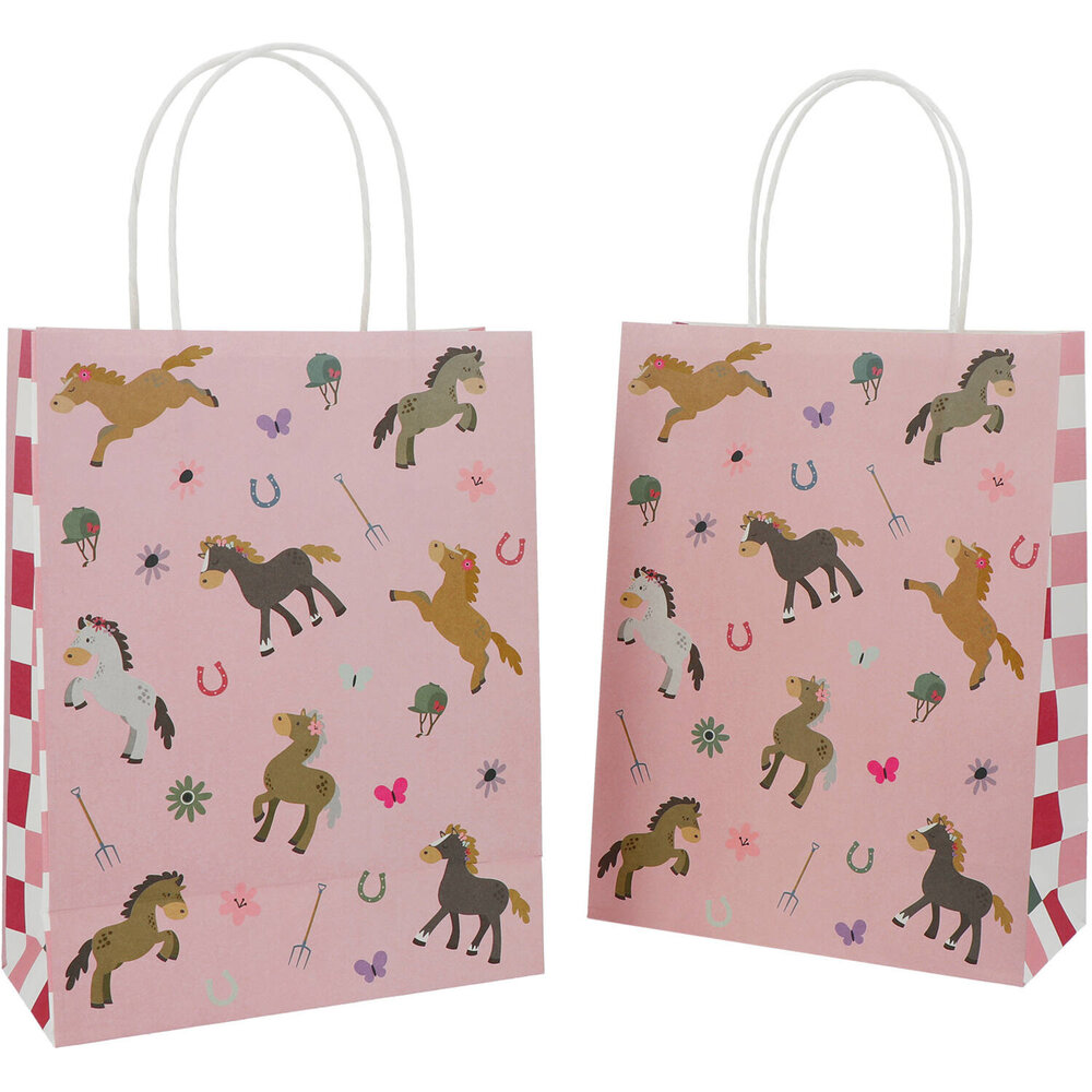 Folat Happy Horses Party Bags 20x27cm | 6 pieces