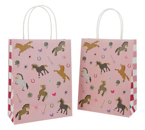 Folat Sachets cadeaux Chevaux Joyeux 20x27cm | 6 pièces