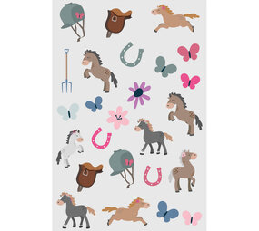Folat Happy Horses Fake Tattoos | pro Blatt