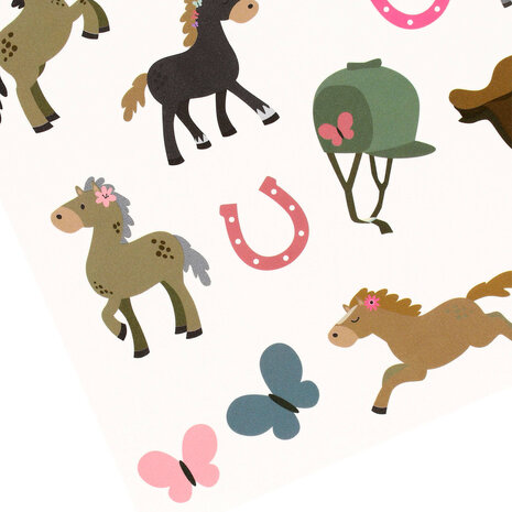 Folat Happy Horses Fake Tattoos | pro Blatt