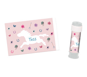 Folat Happy Horses Bellenblaas Stickers | 6 stuks Folat Happy Horses Bellenblaas Stickers | 6 stuks