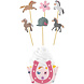 Folat Happy Horses Cupcake Decoration Set | 6 pieces