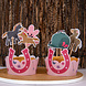 Folat Ensemble de décorations pour cupcakes Chevaux joyeux | 6 pièces