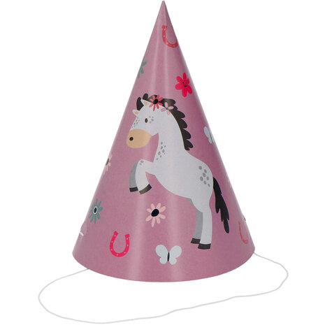 Folat Happy Horses Feesthoedjes | 6 stuks Folat Happy Horses Feesthoedjes | 6 stuks