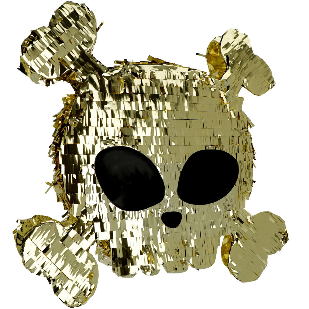 Folat Piñata Crâne et Os de Pirate pour Fête de Pirates 50x50cm | à l'unité