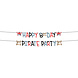 Folat Pirate Party Happy Birthday Letter Garland 1.5mtr | 2-piece