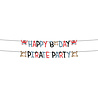 Folat Piratenparty-Buchstabengirlande „Happy Birthday“, 1,5 m | 2-teilig Folat Piratenparty-Buchstabengirlande „Happy Birthday“, 1,5 m | 2-teilig